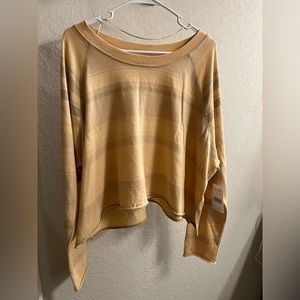 NWT Free People Large Long Sleeve Top